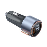 Mcdodo 75W Super Fast Dual Port Digital Display Car Charger(USB-C + USB-A )