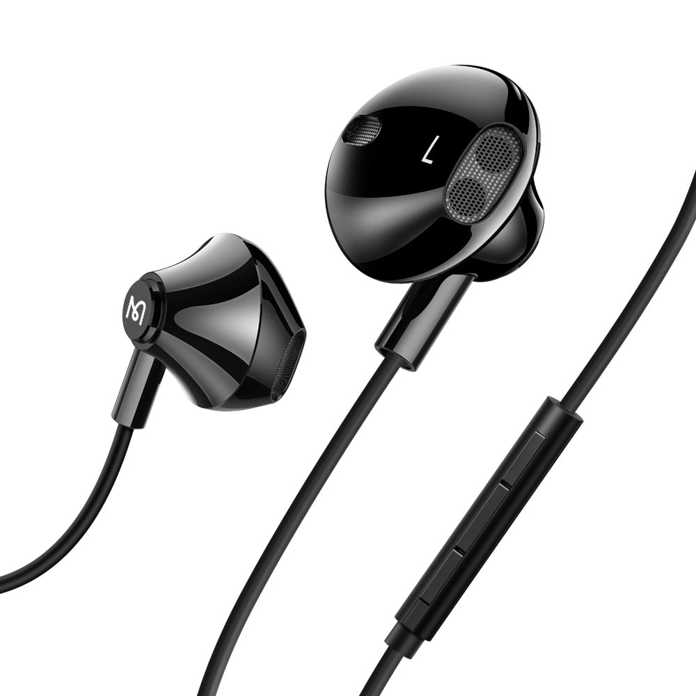 Mcdodo Achievement Series Lightning Wired Earphone Length 1.2 m(Black)