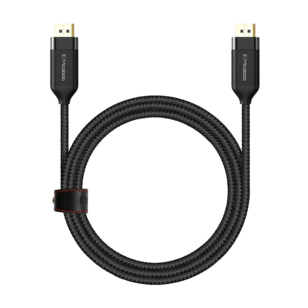 Mcdodo DP to DP Cable 4K High Definition 2m( DP Cable Compatible with Computer, Desktop, Laptop, PC, Monitor, Projector - Black)