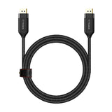 Mcdodo DP to DP Cable 4K High Definition 2m( DP Cable Compatible with Computer, Desktop, Laptop, PC, Monitor, Projector - Black)