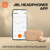 JBL Wave Buds Bluetooth Wireless Earbuds (TWS) with Mic(Black,Beige)