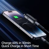 Mcdodo Obsidian Series 30w Fast Car Charger Type C (Black)