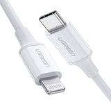 UGREEN USB-A to Lightning Cable Nickel Plating ABS Shell 2M White