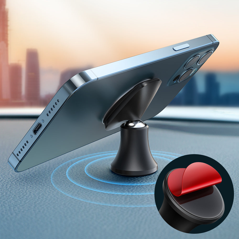 Mcdodo Magnetic Car Mount Adjustable Phone Holder Compatible with Smartphones and Mini Tablets(Black)