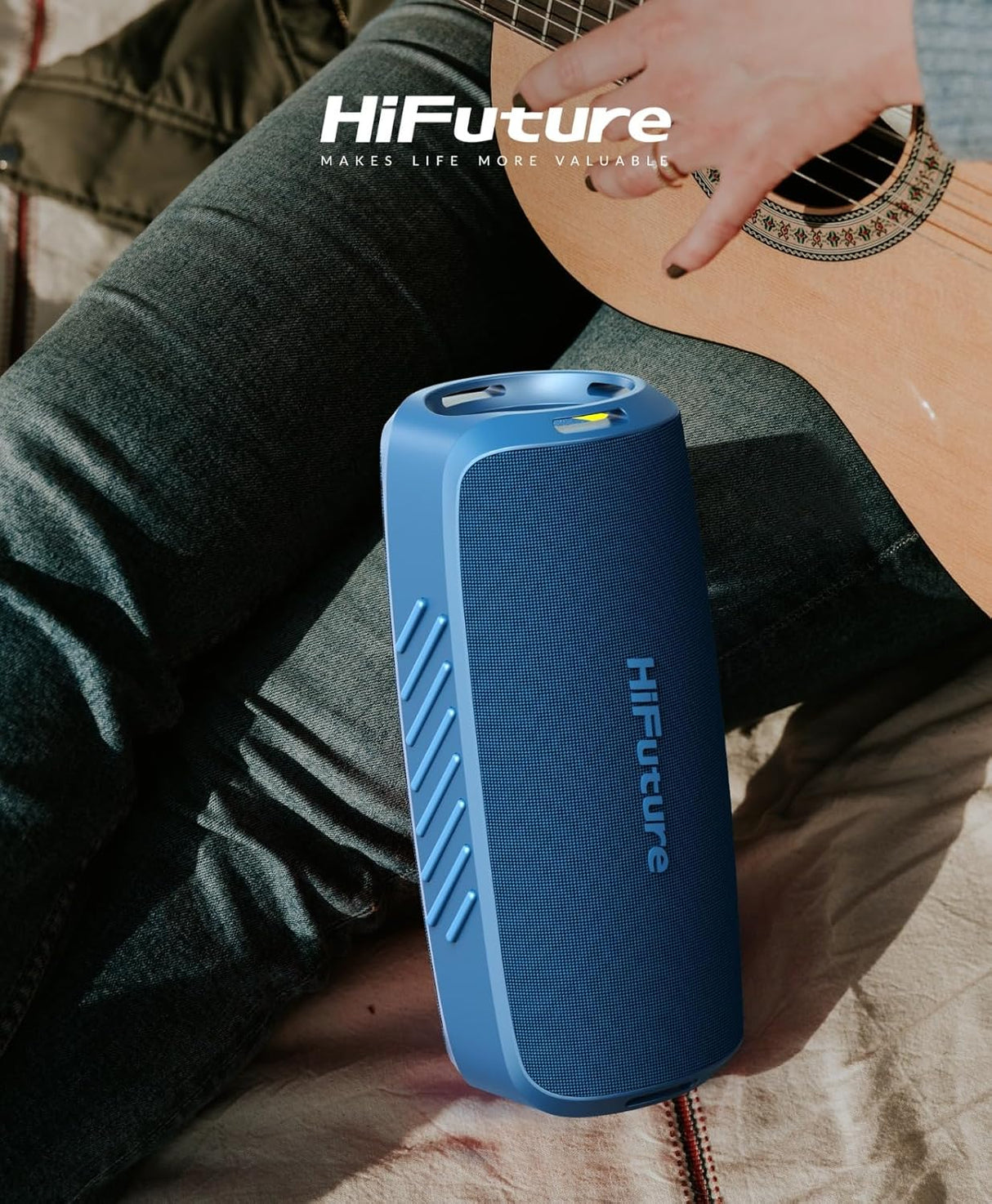 HiFuture Gravity Two-Way Bluetooth Speaker - Blue