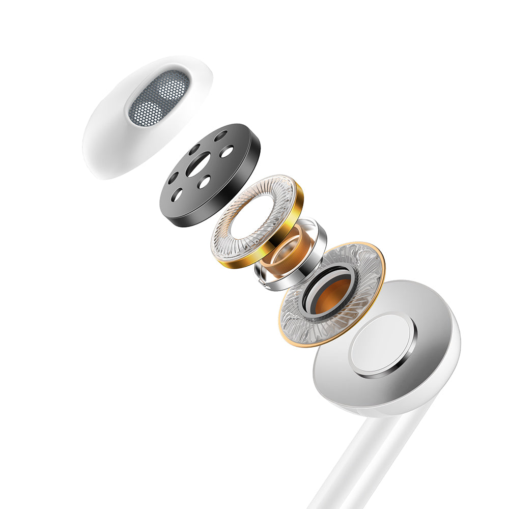 Mcdodo Element Series Type-C Wired Earphone Length 1.2 m(White)